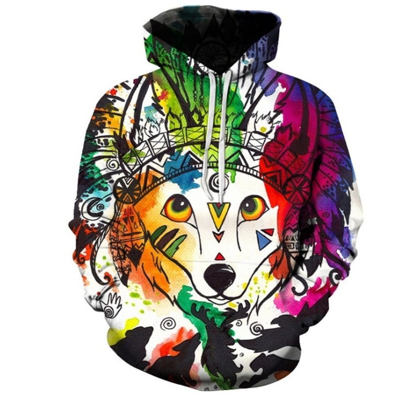 Title 3, Heren nieuwe mode sweatshirt 3D-geprinte hoodie