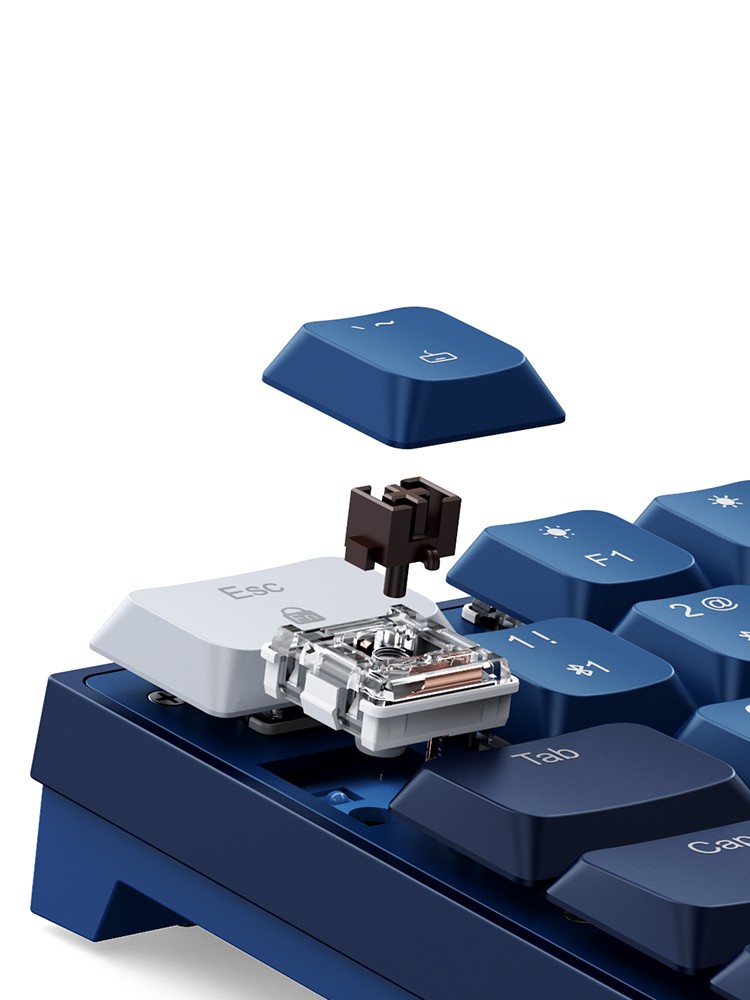 Ku102 Mechanical Keyboard Wireless Bluetooth Office Tea Shaft - Image 3