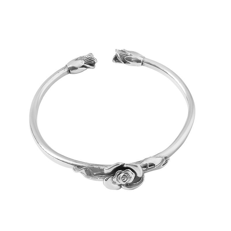 Retro Female Ethnic Style Fashion Rose Flower Bracelet
