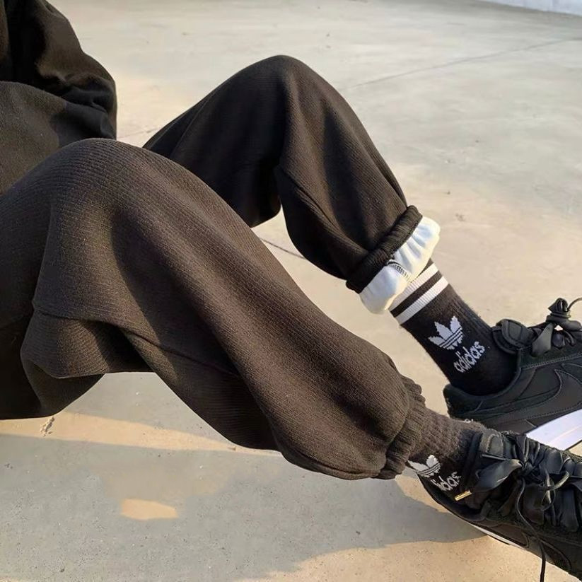 Fleece Thickened Men's Corduroy Wide Leg Pants