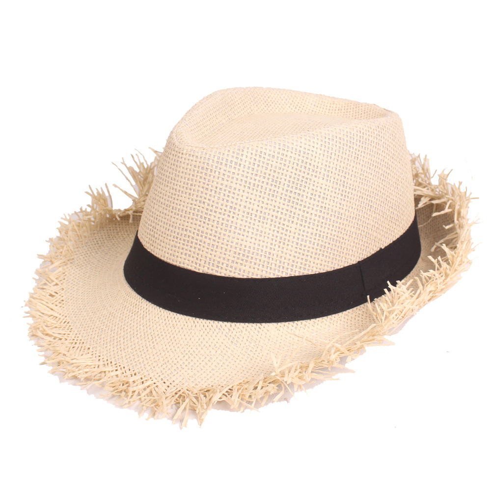 Top Men's Old Top Hats Straw Hats Summer Sun — foto 8