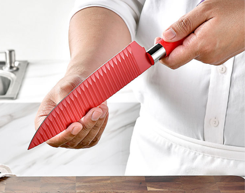 BEYONDARY Non-Stick Cutter Set with Gradient Handle and Textured Grip