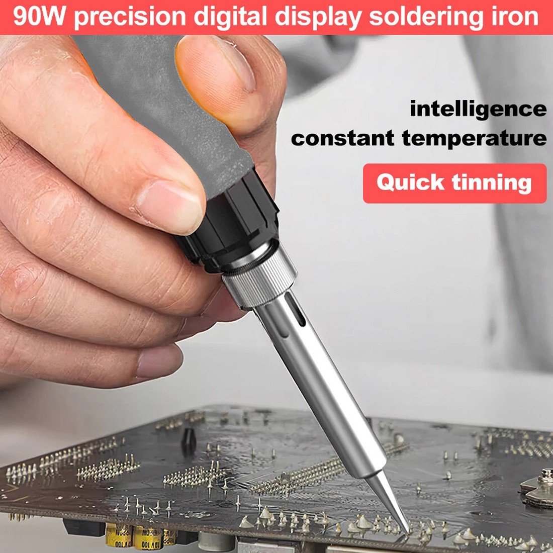 90W Soldering Iron Kit Electronics Welding Irons Solder