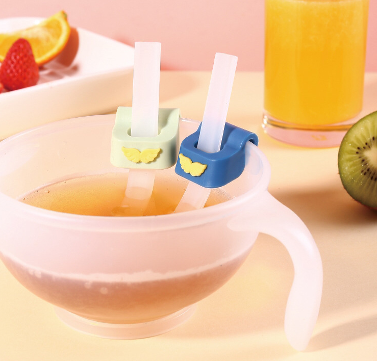 Title 8, 9.7CM Baby Soup Soft Silicone Straw