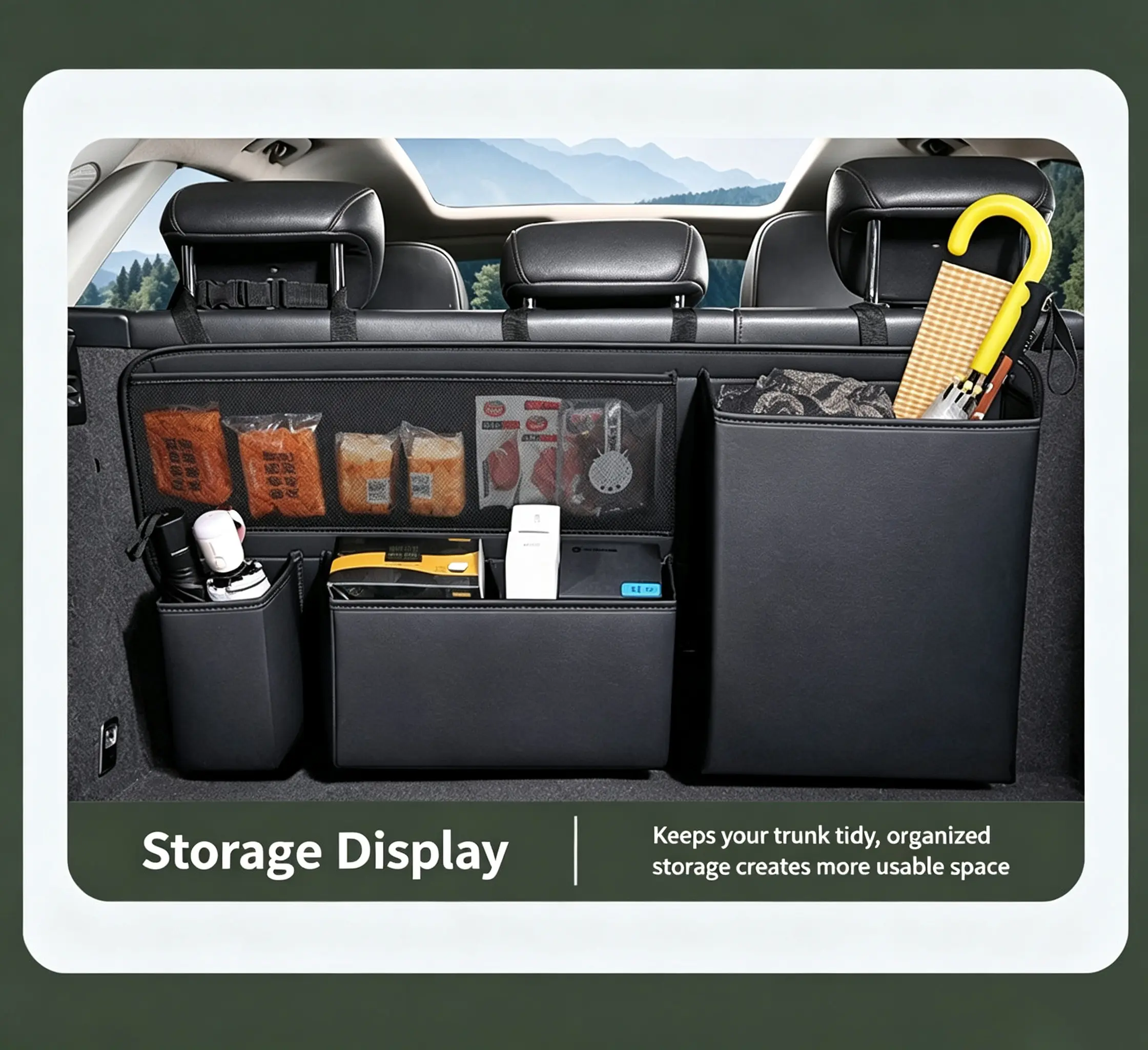 Universal Car Trunk Rear Storage Bag Organizer