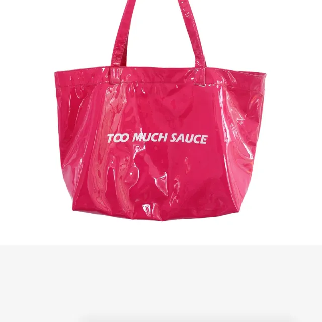 Women's Fashion Versatile Large Capacity Transparent Tote Bag Rose - Shop at LoveMi