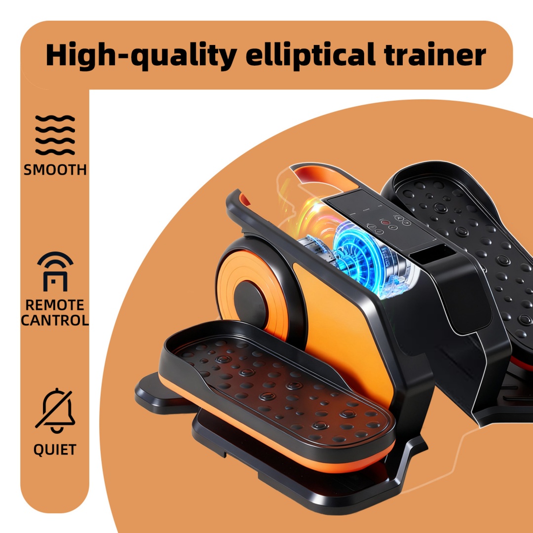 Compact Under-Desk Elliptical --Quiet Mini Pedal Exerciser With Adjustable Speed And LED Display image 11