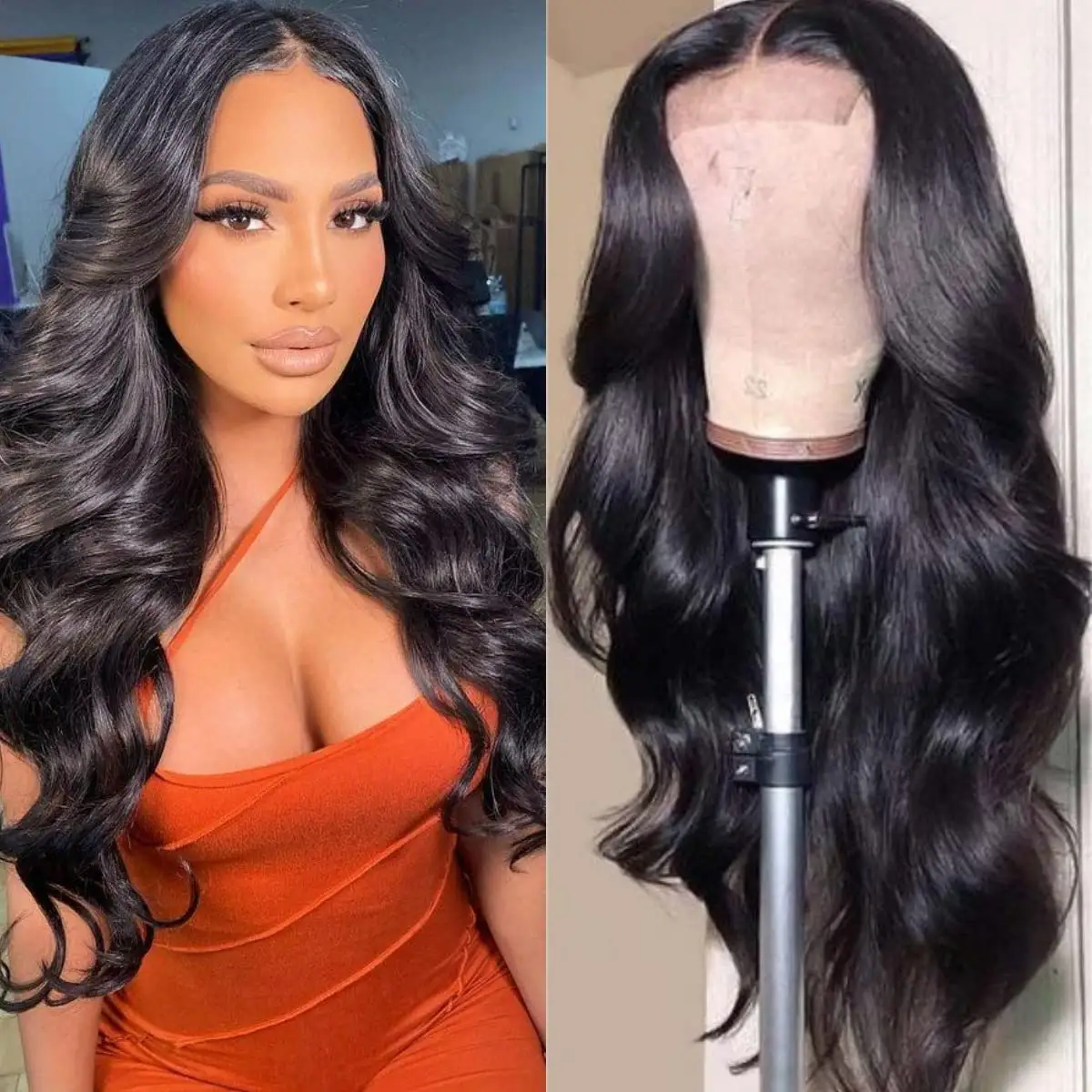 4x6 Lace Closure Wig Human Hair Natural