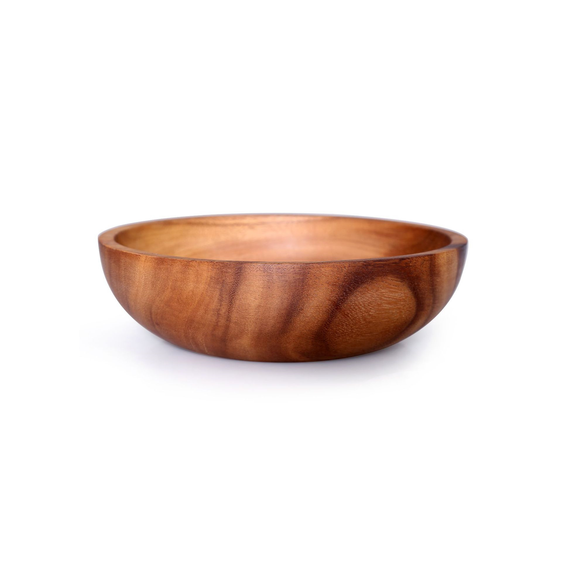 Natural Acacia Wood Bowl And Plate Dinnerware Set - Image 24