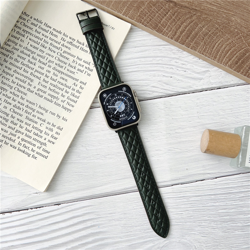 Diamond Checker Starlight Cowhide Watch