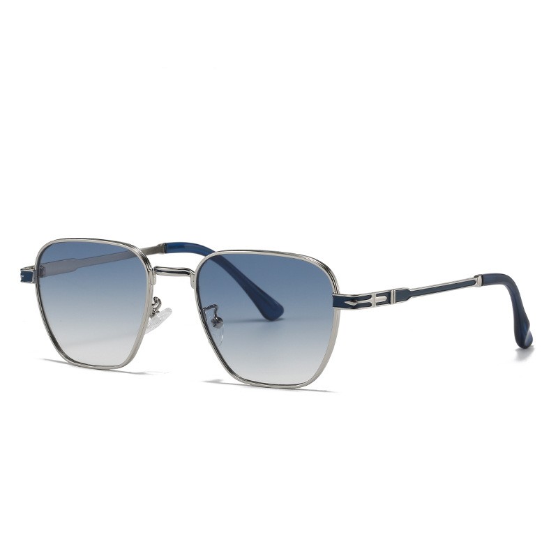 Silver frame bluish