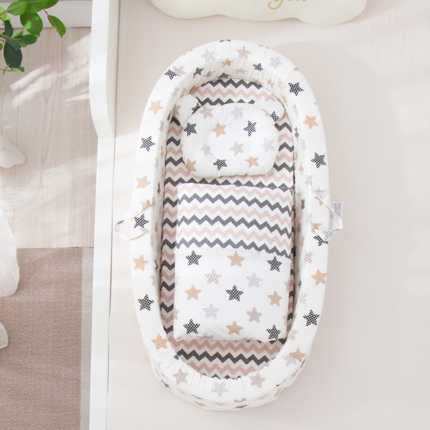Septal Pad Crib Middle Bed Removable Circumference Anti-pressure High Edge - 3