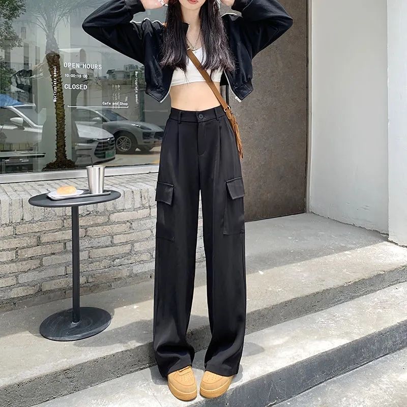 Women's Fashion Retro Versatile Work Pants