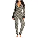 Gray Green Grid