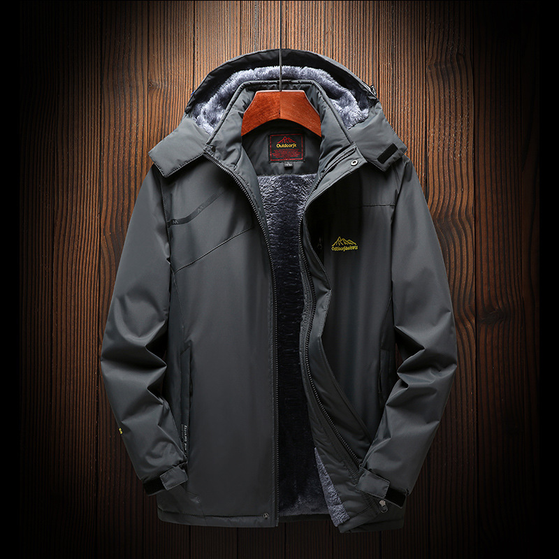 Title 3, Fleece-lined Thickened Outdoor Shell Jacket