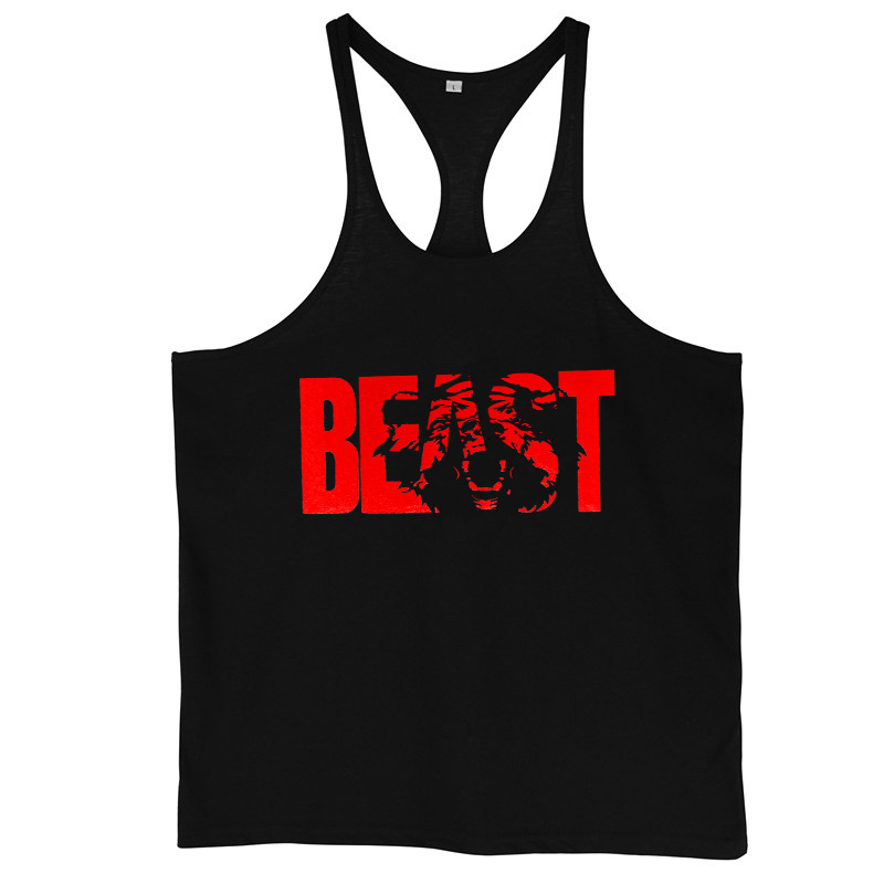 Title 8, Fitness tanktop met sportprint voor heren