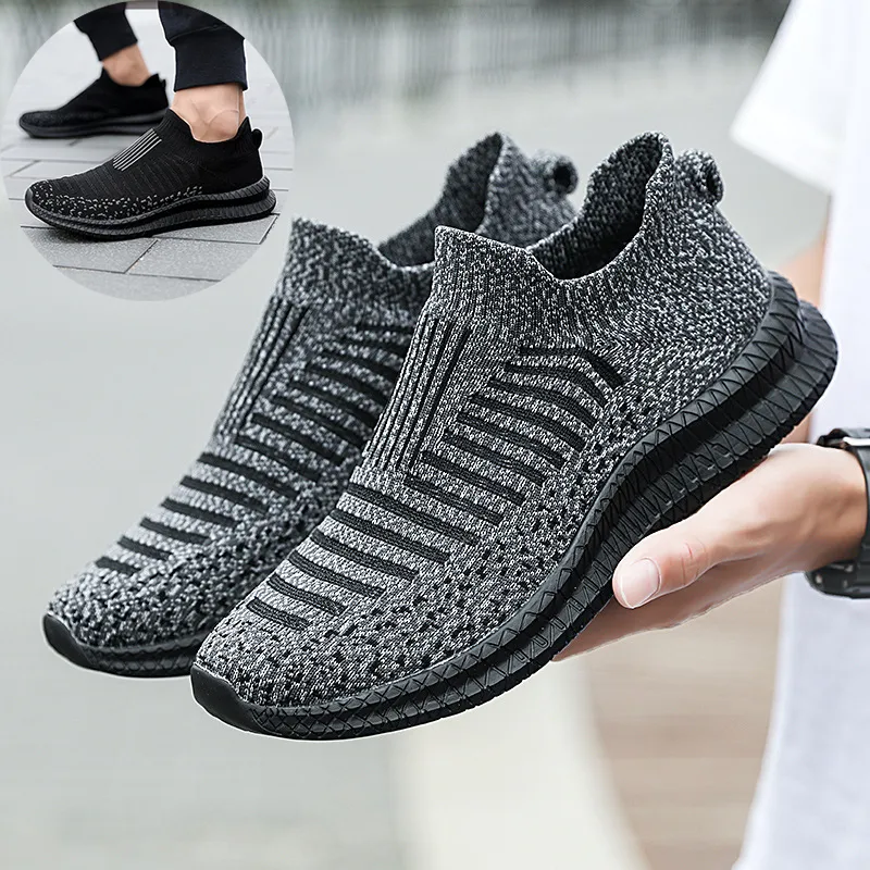 Mesh Sneakers for Men Non-slip Walking Running Shoes