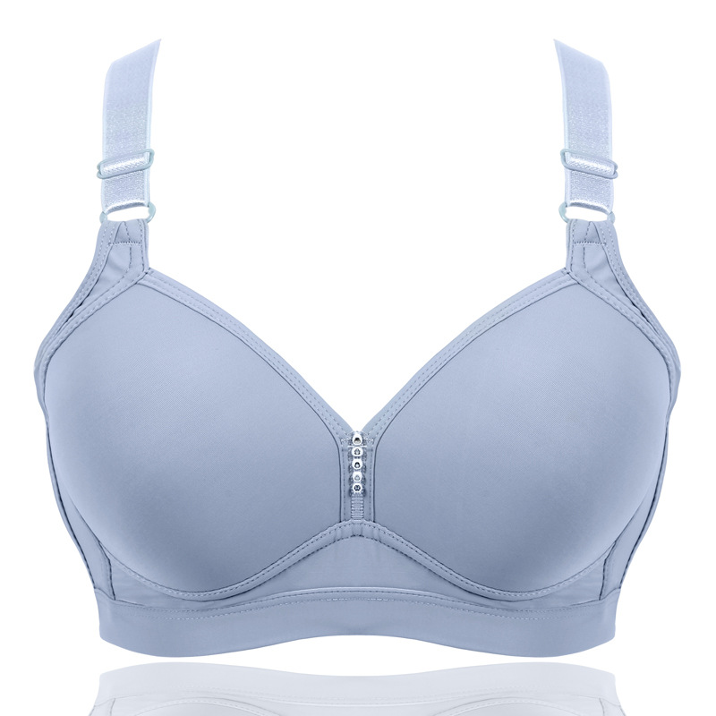 Title 5, Large Size Thin Non-Wireless Cotton Bra Cotton