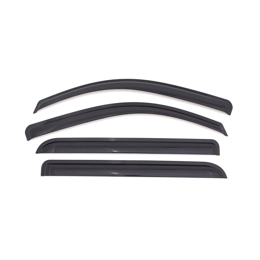 For 11-19 Ford Explorer 4-Door Acrylic Tape On Window Visors Sun Rain Shade 4PCS