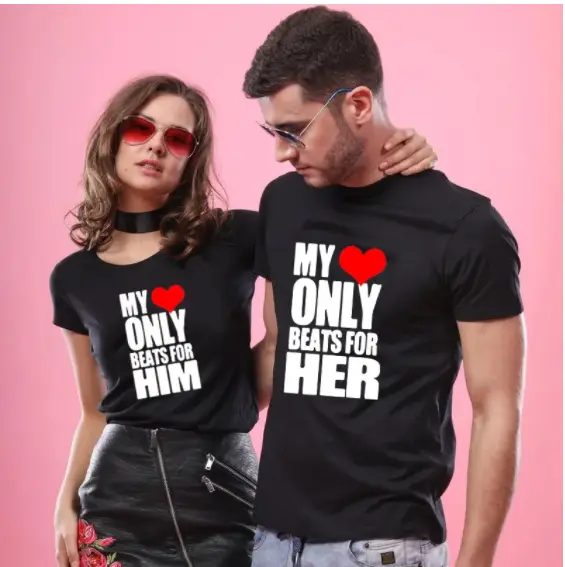 Printed T-shirt Summer Men's And Women's Short-sleeved
