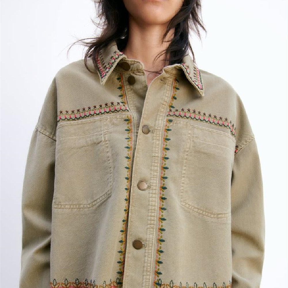 Women's Long Sleeve Lapel Versatile Coat - Image 4