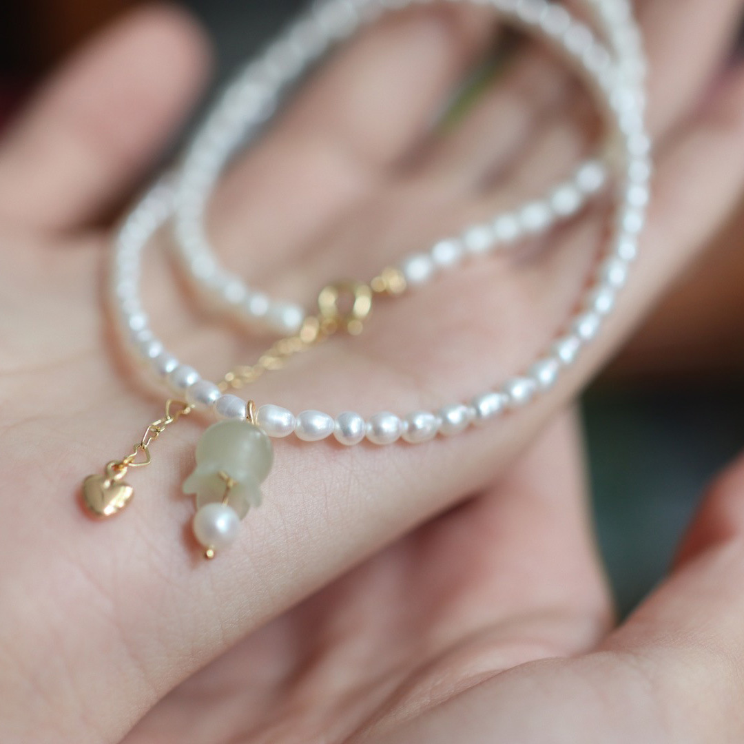 Fashion Double Pearl Necklace For Women