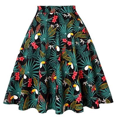 Title 10, High-waisted T pleated skirt. Offers a flatteri...