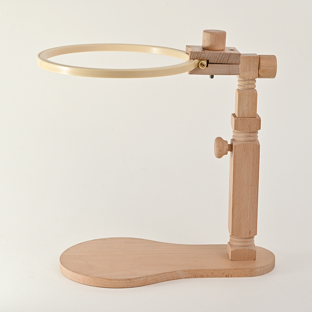 Adjustable Beech Portable CrossStitch Embroidery Frame