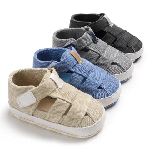 Kids Newborn Baby Boys Fashion Summer Soft Crib Shoes
