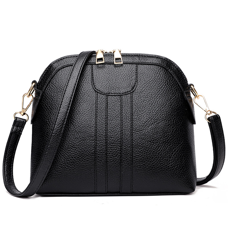 Fashion Shell Soft Leather Crossbody Small Bag