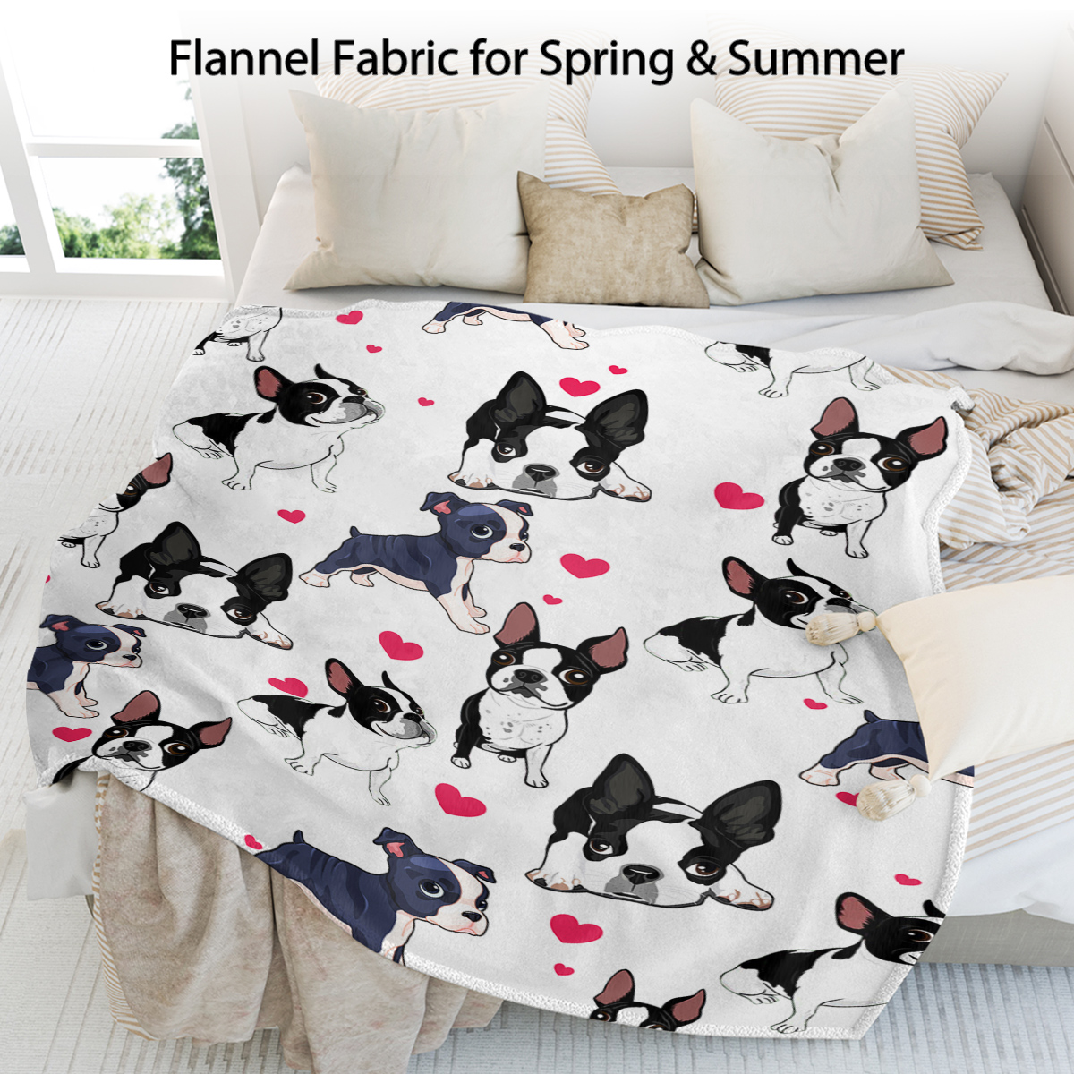 1pc Adorable Fleece Dog Blanket - Soft, Cozy, Lightweight, Warm, Flannel Throw For Couch, Bed, Sofa, Living Room Decor - Perfect For Snuggling Up On Chilly Days 130x150cm Temu Can Only Be Self-picked detail photo 4