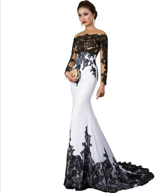 New Slim Mermaid Tail Wedding Dress White - Shop at LoveMi