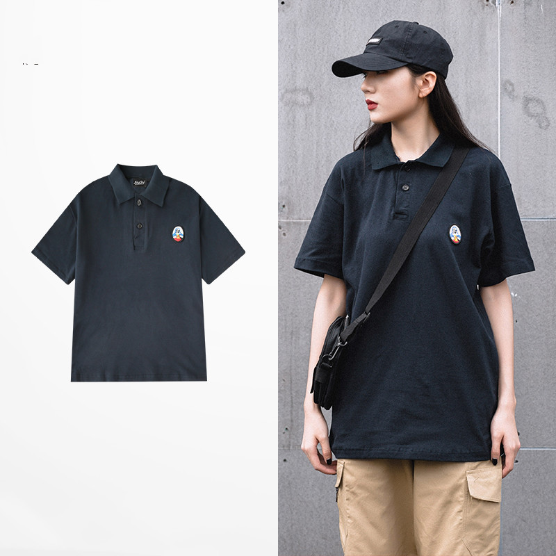 Title 6, Spring New Fashion Loose POLO Shirt Short Sleeve