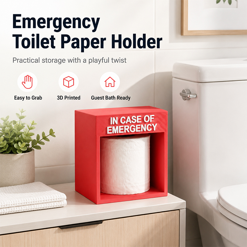 Funny Emergency Toilet Paper Holder