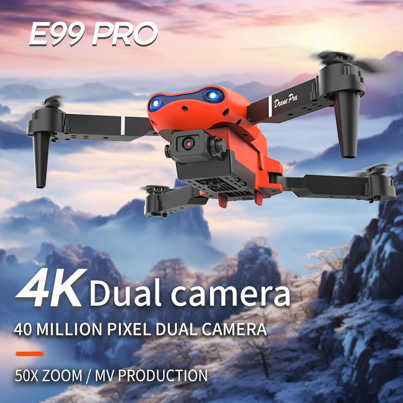 E99 Pro HD Dual Camera Drone - Capture Stunning Aerial Photos With WIFI Connection, One-Key Return, And Optical Flow Height Control - Perfect Gift For Christmas, Halloween, And Thanksgiving