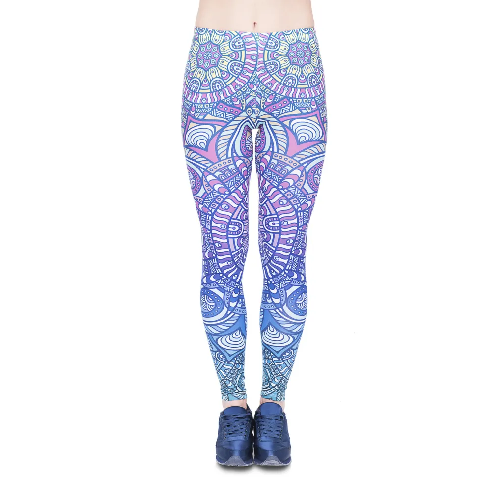 Digital printed cropped trousers - 9Style