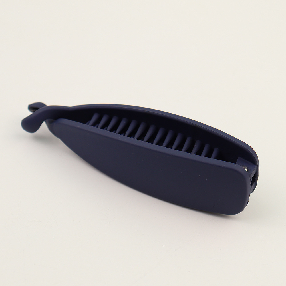 Women's Temperament Simple Solid Color Ponytail Hairpin Navy Blue - Shop at LoveMi