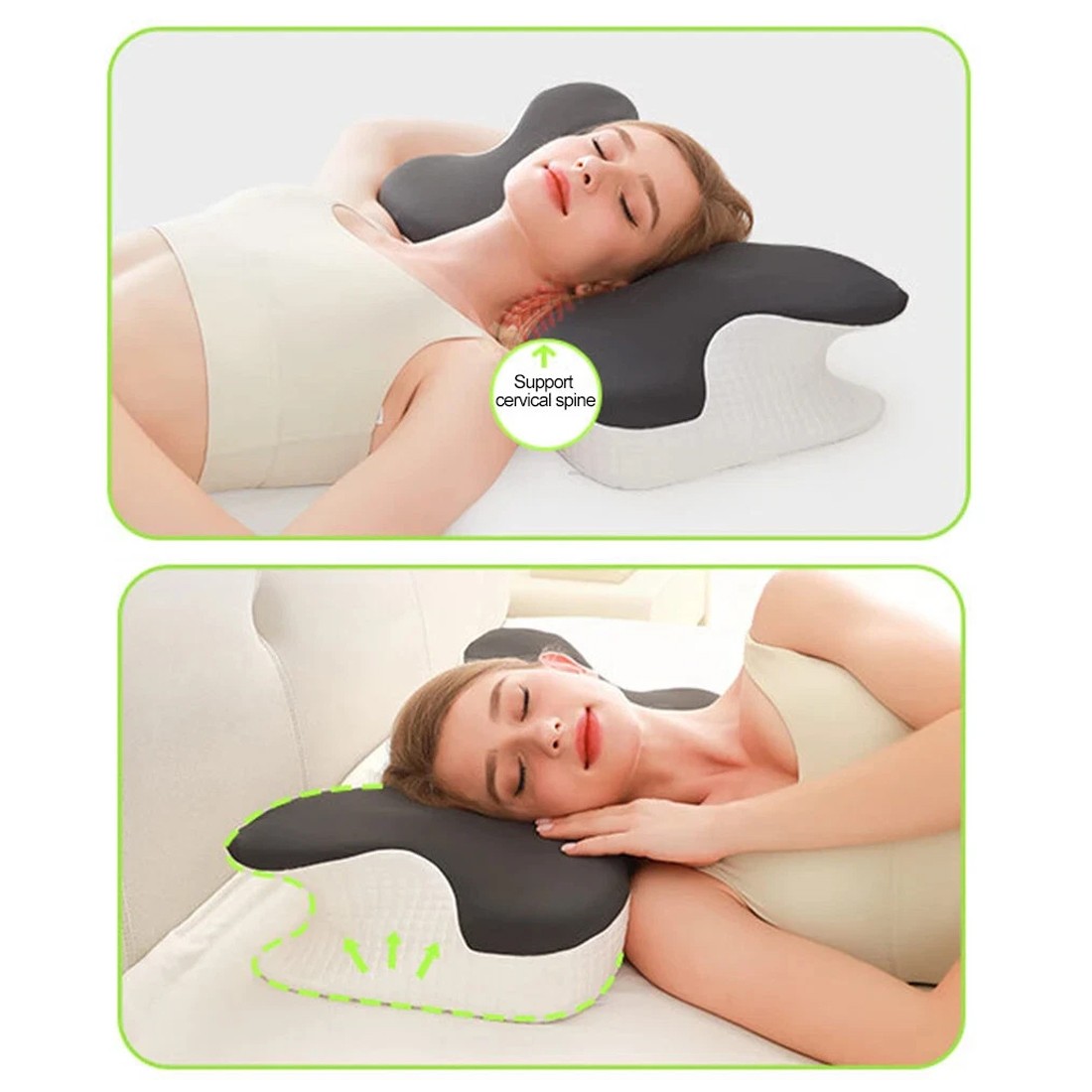 NEW Ergonomic Memory Foam Pillow For Neck Shoulder Pain Relief Sleeping Side — image 10