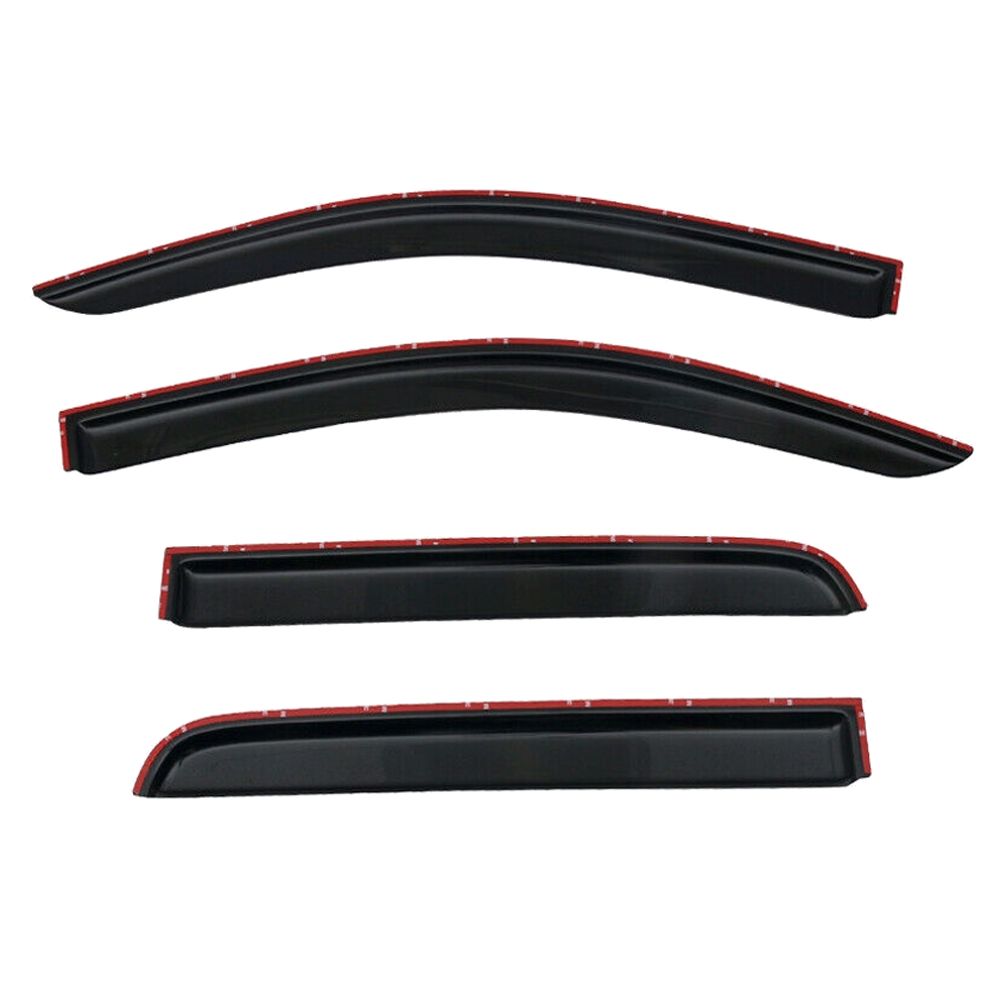 Fits 15-22 Chevy Colorado GMC Canyon Crew Cab Acrylic Window Visors Rain Guard — foto 2