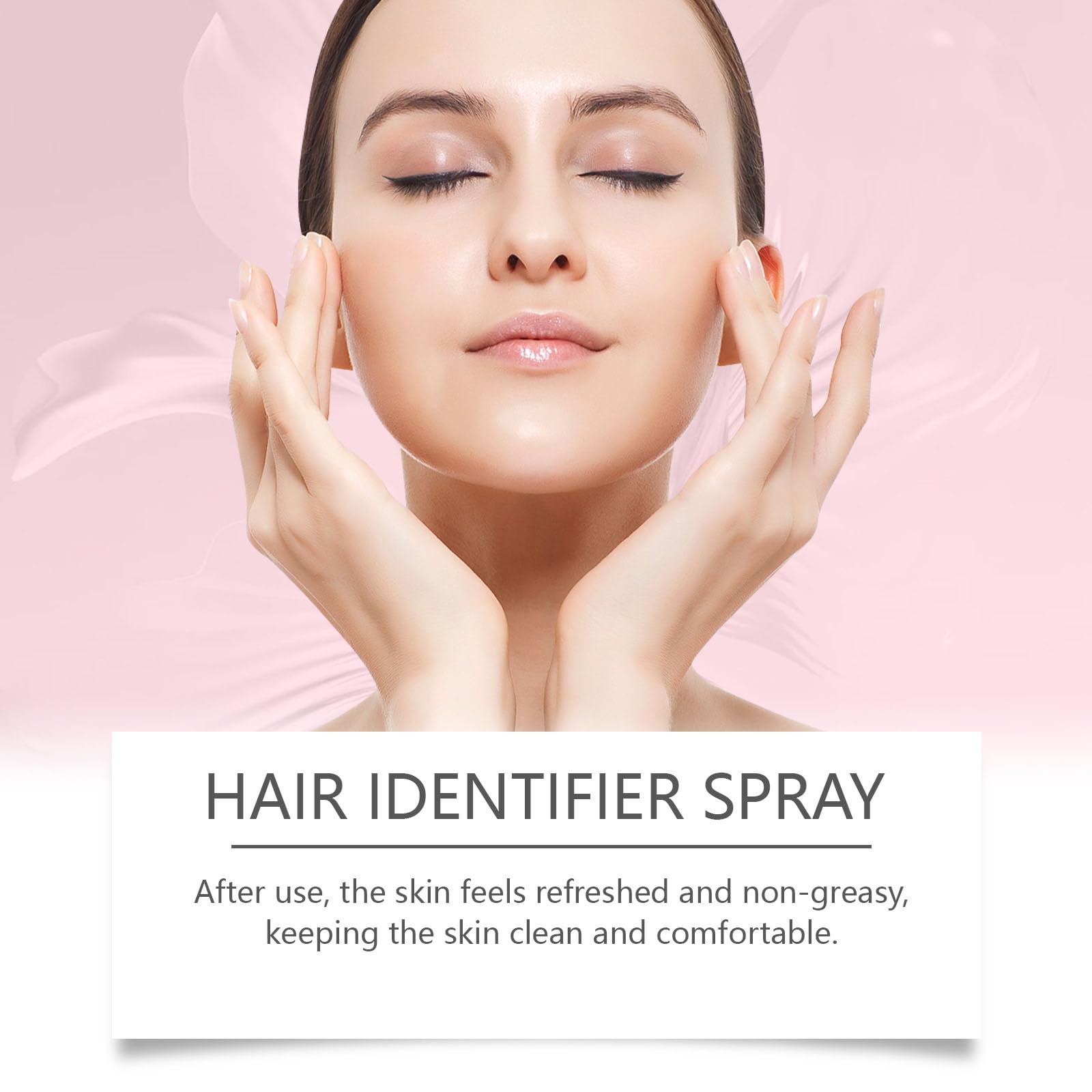 Hair Identifier Spray for Dermaplaning & Shaving. 【Hair Identifier Spray for Face Shaving】: Achieve a flawless shave by clearly highlighting the contours of your face and target tiniest hair strands.【Effect Description】: Hair Identifier Spray creates cool