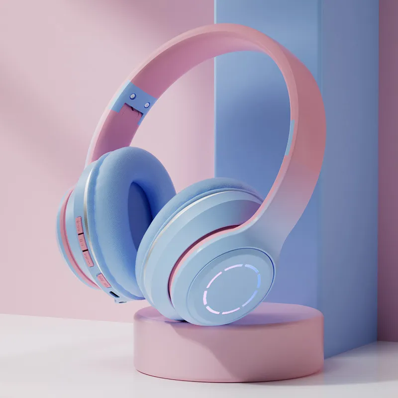 Gradient Bluetooth Headset Foldable Wireless – image 2