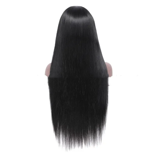 Human Hair Straightening Mechanism Headband Head Cover Black - Shop at LoveMi