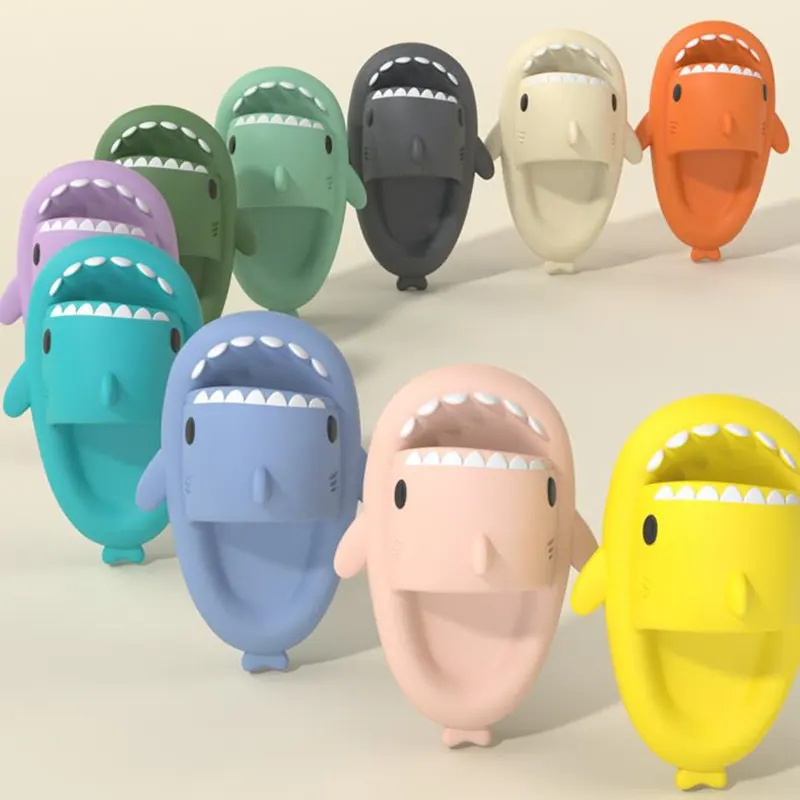 Cartoon Shark Slippers Funny Cutes Soft Slipper Indoor Outdoor
