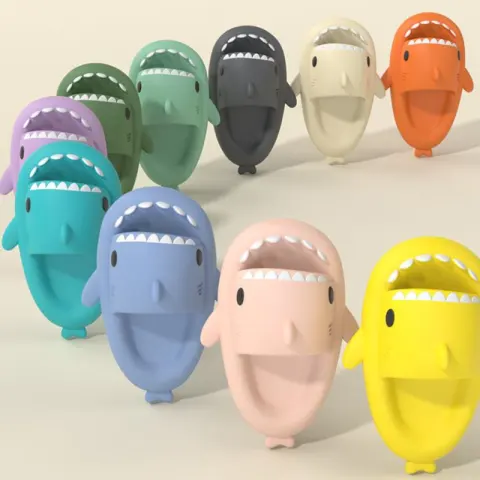 Cartoon Shark Slippers Funny Cutes Soft Slipper Indoor Outdoor