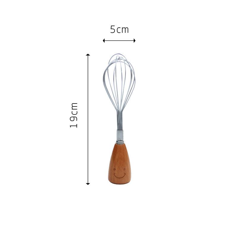 F012 Smiley Egg Whisk