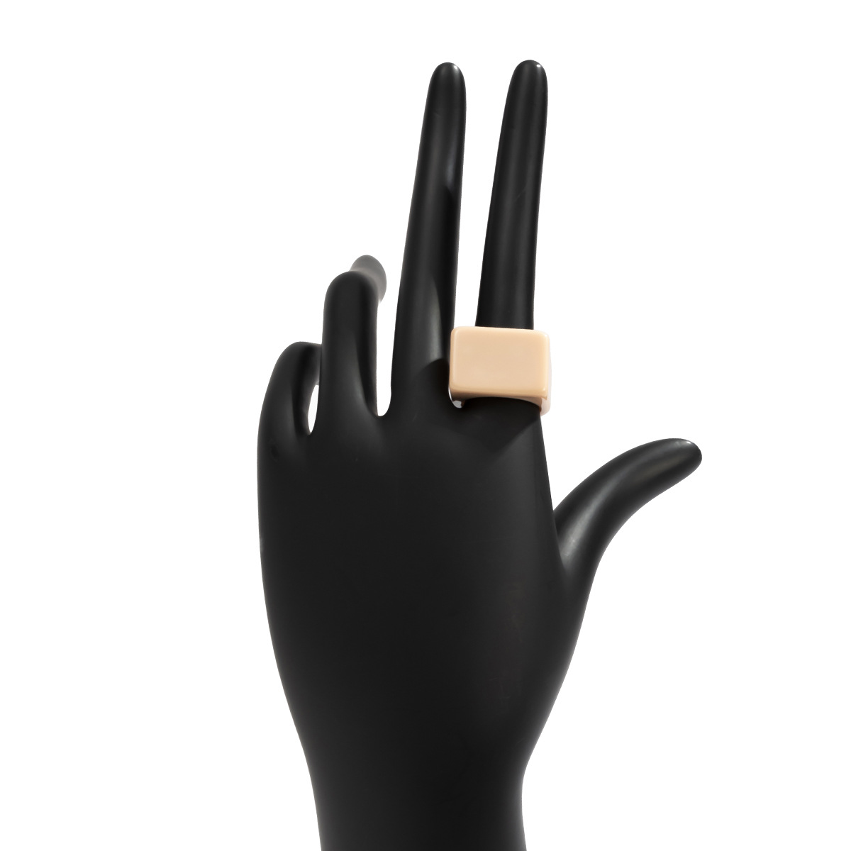 Pastoral Color Square Ring Geometric Bracelet