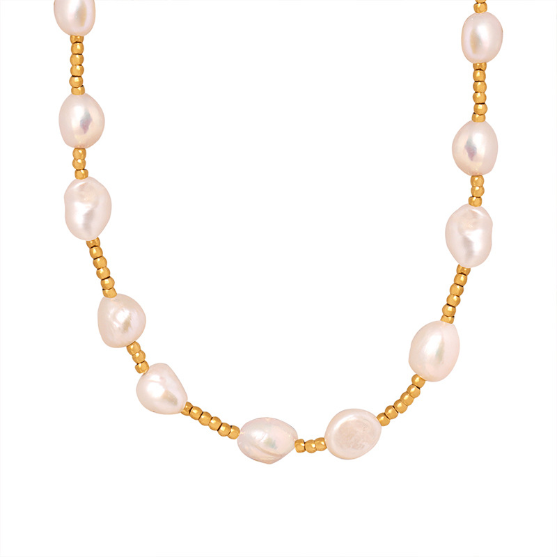 Title 7, Romantic Freshwater Pearl Fashion Necklace