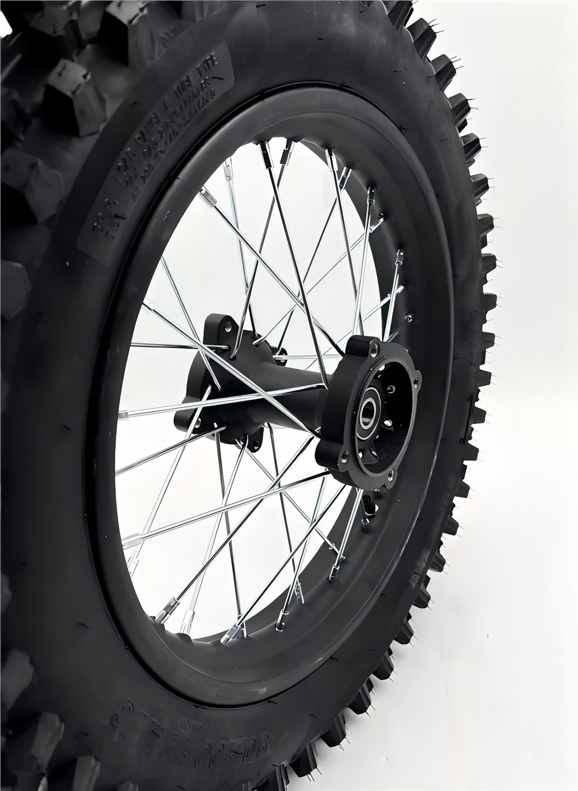 90 -14 Motorcycle Back Wheel Tyre Steel Rear Off-Road Wheel For 14 Motorbike 4