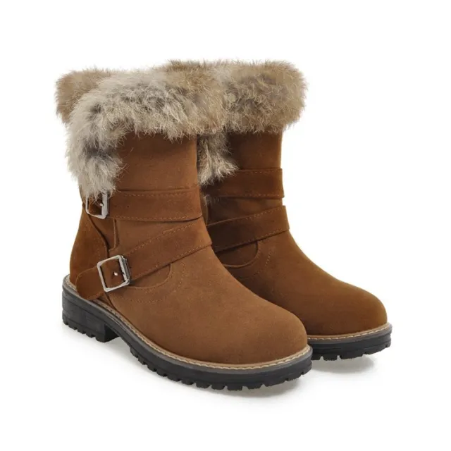 Short Non Slip Thick Soled Snow Boots Large Yellow - Shop at LoveMi