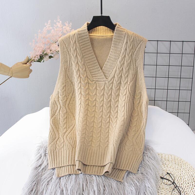 Title 5, Sweater Vest Womens Knitted Cover Spring And A...